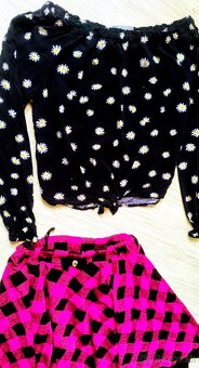 KRáSNA SLÁVNOSTNÁ SUKŇA+BLÚZKA č.146-152 - 2