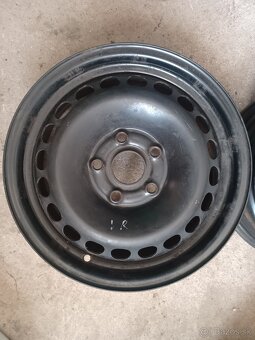 5x112, R15, 4ks plechové disky VW Group - 2