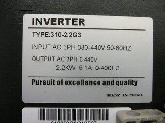 frekvenčný menič 3f. - 2