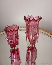 Hutné sklo , váza miska / popolník - 2