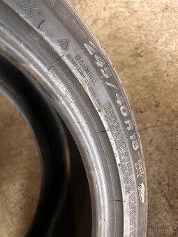245/40r18 zimné pneu 2x Michelin 2x orium - 2