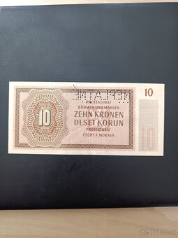 Bankovka 10korun Čechy a Morava - 2