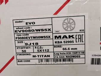 Škoda Karoq, Vw Golf alu disky 9J R18 5x112 ET50 - 2