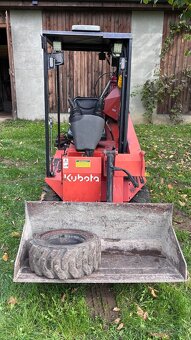 Mininakladač s podkopom KUBOTA - 2