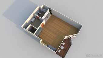 Prenájom bytu 1+kk, 52 m2, Jégeho alej - 2
