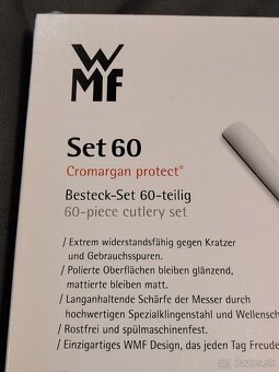 WMF sada príborov 60 dielna - nepoužita - 2