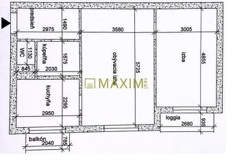 Kompletne zrekonštruovaný 3-izbový byt na ulici Narcisová v - 2