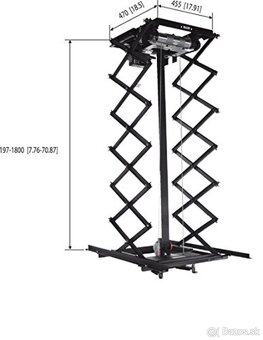 Projektor Mitsubishi HC7000 + zdvihaci system Vogels - 2
