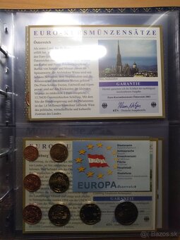 8 Euro setov v albume - 2