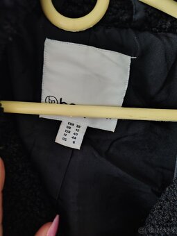 Teddy čierny kabát - 2