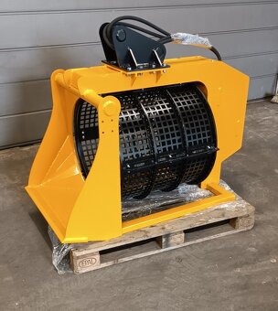 Triedička zeminy, prosévaci lyžica na bager - 2