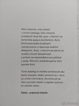 🚗 Zberateľský prospekt Audi A3 1. generácia 🏁 - 2
