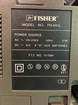 Fisher PH 401L Boombox Ghetto Blaster - 2