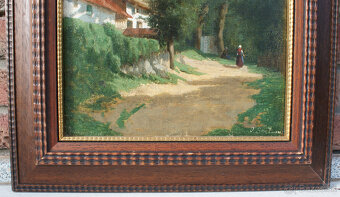 Starý obraz Barbizon sig. a dat. 1865 - 2