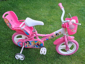 Predam detsky bicykel pre zacinajucu jazdkynu s nosicom pre - 2