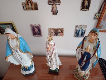 Sochy, keramika, socha svätých, Fatima - 2