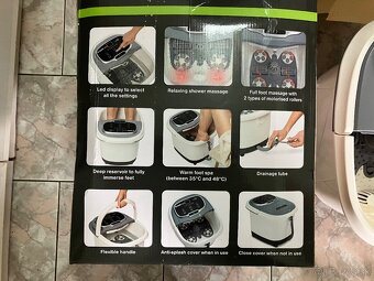 Masážny prístroj na nohy Wellneo 2in1 foot spa - 2