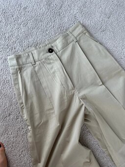 Nadherne bezove nohavice Massimo Dutti, XS - 2