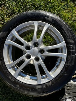 Predám sadu kolies s letnými gumami 205/55/16 - 2