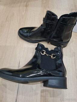 Čierne lakované čižmy - 2