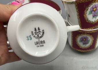 Horní Slavkov, šálky s podšálkami - 2