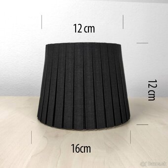 Tienidlo okrúhle riasené (čierne) - 2