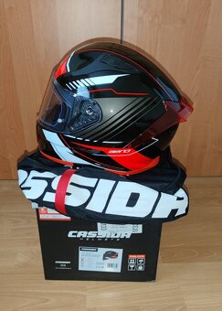 Predám novú moto prilbu Cassida Aero Drome + Pinlock - 2