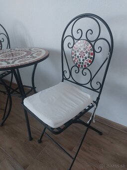 Kovová záhradná súprava - 2