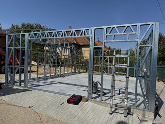 Konštrukcia garáže 6,5m x 7,5 m - 2