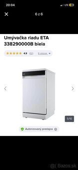 Umývačka riadu ETA - 2