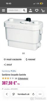 Sanitarne čerpadlo - 2