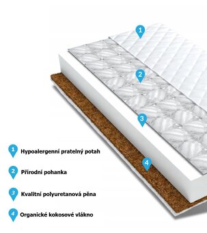 Pohánkový matrac do detskej postieľky 120x60cm - 2