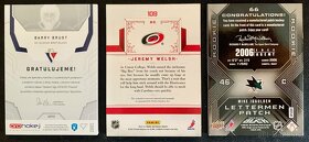 Predám patch, signature hokejové karty - 2