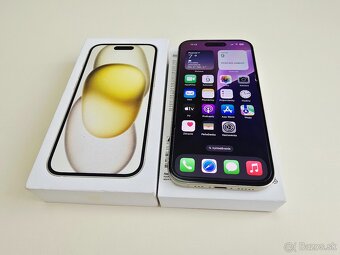 APPLE iPHONE 15 128GB TOP STAV, BATERKA 100% TOP STAV - 2