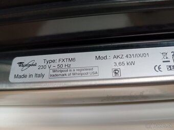 Vstavaná elektrická rúra Whirlpool - 2