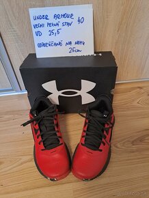 Tenisky Under Armour UA PS Lockdown 6-RED - red - 2
