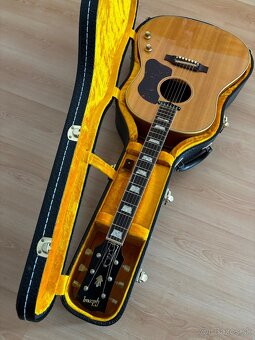Gibson j160e peace model,natural - 2