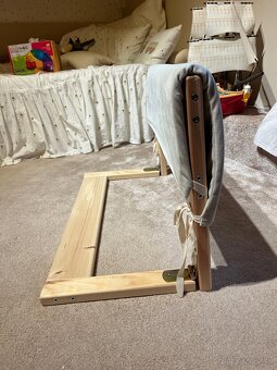 Drevena zabrana na postel, vyska 40cm, dlzka 67cm - 2