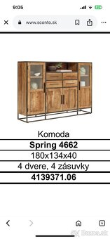 Skrinka SPRING z masivneho dreva - 2