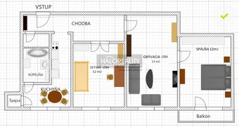 HALO reality - Predaj, trojizbový byt Nitra, Chrenová - EXKL - 2