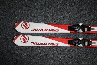 junooprské lyže dynamic 130 cm , lyžiarky salomon - 2