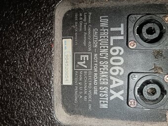 2x Electro voice sub + koncák - 2