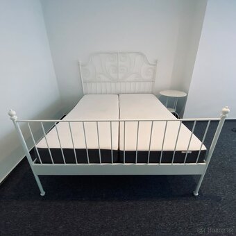 Postel IKEA LEIRVIK + nastavitelny rost LÖNSET (160x200) - 2