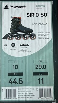 Korcule Rollerblade SIRIO 80, 44,5 - 2