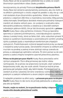 Predám Príves na bicykel pre psa - 2