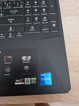 Herný notebook Asus TUF Gaming F15 / RTX 3050 / i5-11400H - 2