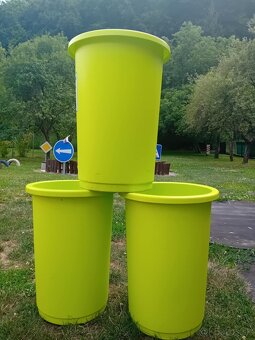 50 Litrové plastové vedrá - kvalitný plast - 2