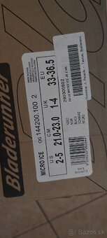 Detské ľadové korčule 33 - 36,5 - 2