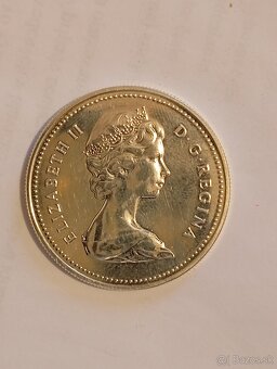 Kanadské Strieborné mince 2x 1 dolár (Elizabeth) - 47,10 gr - 2