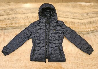 Tmavomodrá páperová bunda Blauer S - 2
